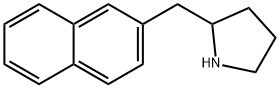 2-(naphthalen-2-ylmethyl)pyrrolidine Struktur