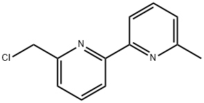 2,2'-Bipyridine, 6-(chloromethyl)-6'-methyl- Structure