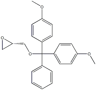 化合物 2S-[(4,4'-DIMETHOXY TRITYLOXY)METHYL]OXIRANE,834906-31-9,结构式