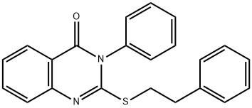 3-phenyl-2-[(2-phenylethyl)sulfanyl]-4(3H)-quinazolinone,83671-68-5,结构式