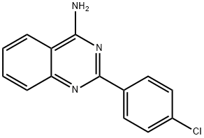 4-Amino-2-(4-chlorophenyl)quinazoline Structure