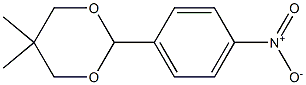 5,5-二甲基-2-(4-硝基苯基)-1,3-二噁烷,838-42-6,结构式