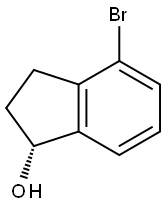 (R)-4-溴-2,3-二氢-1H-茚满-1-醇, 83808-07-5, 结构式