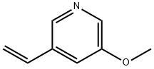 3-Ethenyl-5-methoxypyridine Struktur