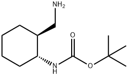 (2-(aminomethyl)cyclohexyl)carbamate, 852661-35-9, 结构式