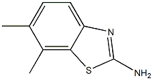 6,7-Dimethylbenzo[d]thiazol-2-amine Struktur