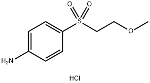 4-(2-methoxyethanesulfonyl)aniline hydrochloride Structure