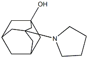 3-pyrrolidin-1-yladamantan-1-ol 结构式