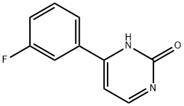 2-Hydroxy-4-(3-fluorophenyl)pyrimidine Structure