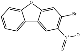 3-bromo-2-nitro-dibenzofuran Structure