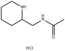 N-[(piperidin-2-yl)methyl]acetamide hydrochloride 化学構造式