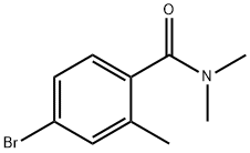 4-溴-N,N,2-三甲基苯甲酰胺,862470-12-0,结构式