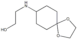 2-{1,4-dioxaspiro[4.5]decan-8-ylamino}ethan-1-ol Structure