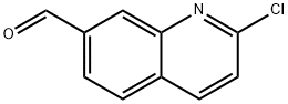 2-Chloro-7-quinolinecarboxaldehyde Struktur