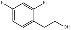 2-(2-Bromo-4-fluorophenyl)ethan-1-ol Struktur
