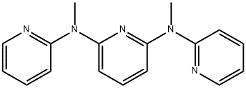 2,6-Pyridinediamine, N2,N6-dimethyl-N2,N6-di-2-pyridinyl- Structure