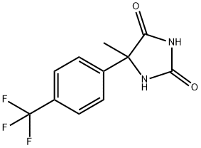 5-methyl-5-[4-(trifluoromethyl)phenyl]imidazolidine-2,4-dione, 868635-03-4, 结构式