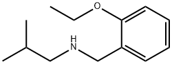 [(2-エトキシフェニル)メチル](2-メチルプロピル)アミン 化学構造式