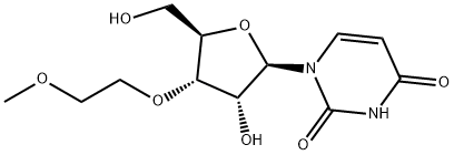 3'-O-(2-Methoxyethyl)uridine 化学構造式