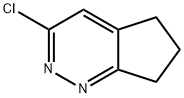 3-CHLORO-6,7-DIHYDRO-5H-CYCLOPENTA[C]PYRIDAZINE 化学構造式