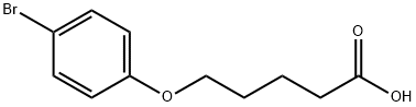 5-(4-bromophenoxy)pentanoic acid Structure