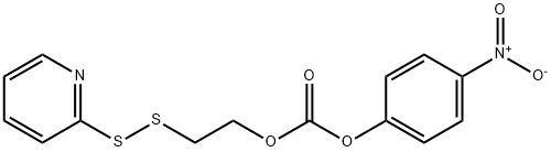 4-硝基苯基2-(吡啶-2-基二硫烷基)乙基碳酸酯,874302-76-8,结构式