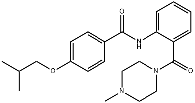 4-isobutoxy-N-{2-[(4-methyl-1-piperazinyl)carbonyl]phenyl}benzamide|