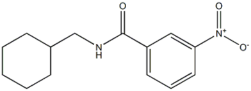 N-(cyclohexylmethyl)-3-nitrobenzamide Structure