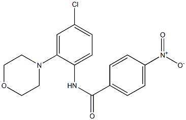 N-[4-chloro-2-(4-morpholinyl)phenyl]-4-nitrobenzamide|