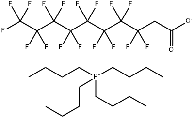 Tetrabutylphosphonium 2H,2H-Perfluorodecanoate 化学構造式
