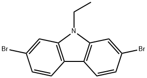 2,7-dibromo-9-ethylcarbazole, 882883-55-8, 结构式