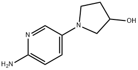 2-AMINO-5-(3-HYDROXYPYRROLIDINO)PYRIDINE Structure