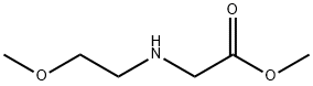 methyl 2-[(2-methoxyethyl)amino]acetate, 885221-00-1, 结构式