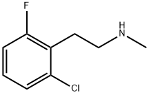 [2-(2-chloro-6-fluorophenyl)ethyl](methyl)amine Structure