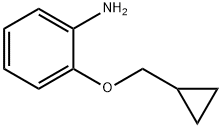 2-(cyclopropylmethoxy)aniline Structure
