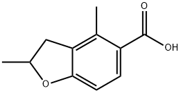 2,4-二甲基-2,3-二氢苯并呋喃-5-羧酸, 898746-74-2, 结构式