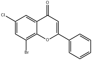 8-Bromo-6-chloro-2-phenyl-4H-1-benzopyran-4-one|