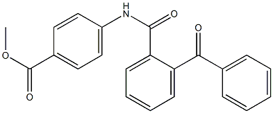 methyl 4-[(2-benzoylbenzoyl)amino]benzoate,904019-36-9,结构式