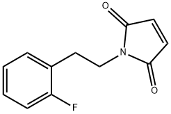 1-[2-(2-氟苯基)乙基]-2,5-二氢-1H-吡咯-2,5-二酮 结构式