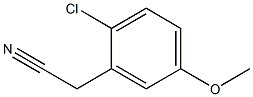 2-(2-CHLORO-5-METHOXYPHENYL)ACETONITRILE Structure