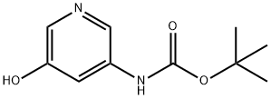tert-Butyl N-(5-hydroxypyridin-3-yl)carbamate, 906745-11-7, 结构式