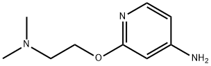 2-[2-(dimethylamino)ethoxy]pyridin-4-amine Struktur