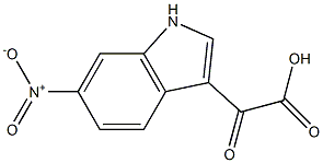 2-(6-硝基-3-吲哚基)-2-氧代乙酸,90947-21-0,结构式