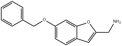 C-(6-Benzyloxybenzofuran-2-yl)-methylamine 结构式