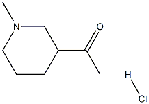 1-(1-Methylpiperidin-3-yl)ethan-1-one hydrochloride Structure