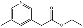 3-Pyridineacetic acid, 5-methyl-, ethyl ester Structure