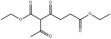 Hexanedioic acid, 2-acetyl-3-oxo-, 1,6-diethyl ester 化学構造式