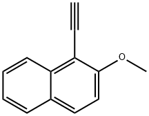 Naphthalene, 1-ethynyl-2-methoxy- Struktur