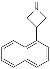 3-(naphthalen-1-yl)azetidine Structure