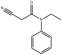 2-cyano-N-ethyl-N-phenylacetamide 化学構造式